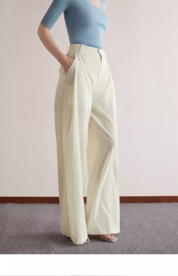 WIDE LEG CASUAL PANTS - 图片 3