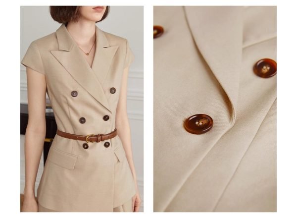 SHORT-SLEEVED SMALL SUIT - 图片 3