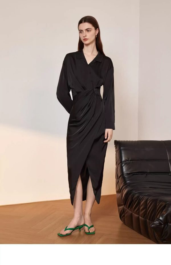 SHIRT DRESS LONG SLEEVED - 图片 5