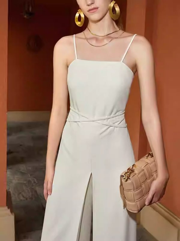WIDE-LEG SUSPENDER JUMPSUIT - 图片 3