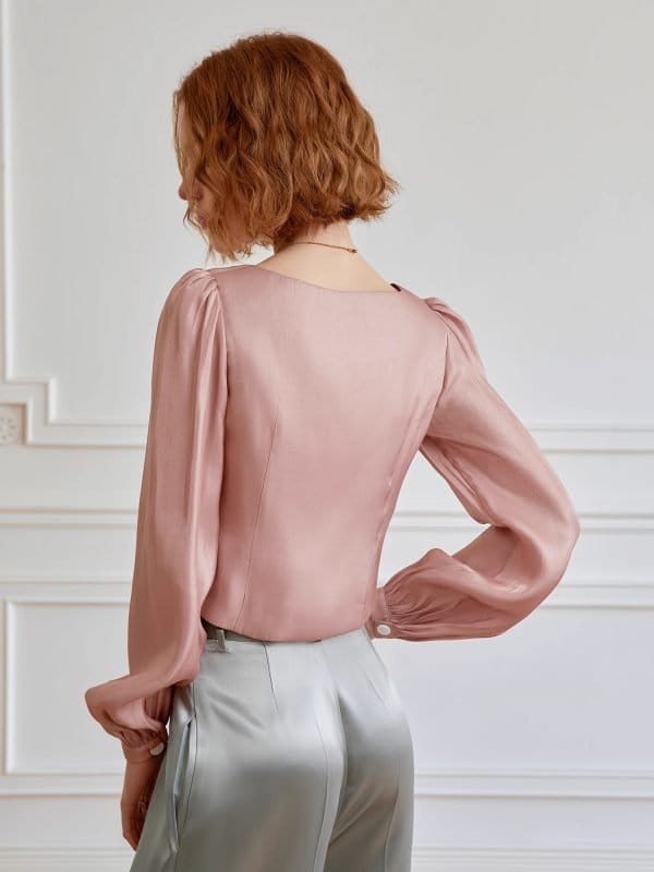LANTERN SLEEVES SHIRT - 图片 2
