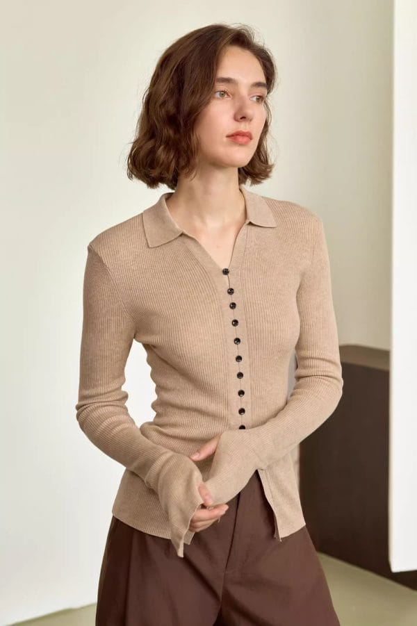 SLIM KNIT CARDIGAN