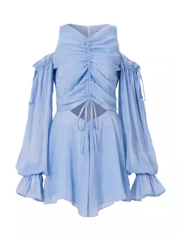 LANTERN SLEEVE JUMPSUIT - 图片 3