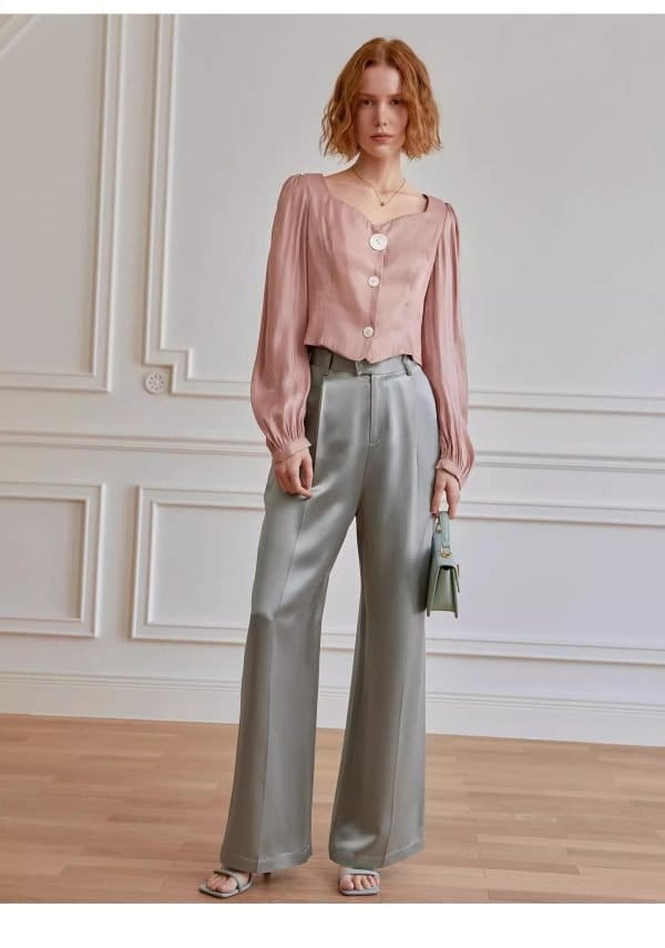 LANTERN SLEEVES SHIRT - 图片 3