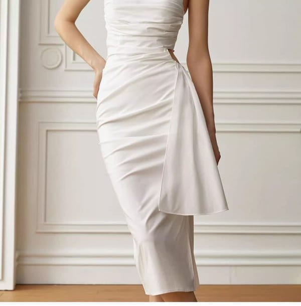 SHOULDER BARING DRESS - 图片 3