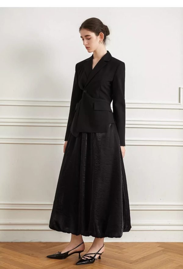BLACK SLIM SUIT JACKET - 图片 6