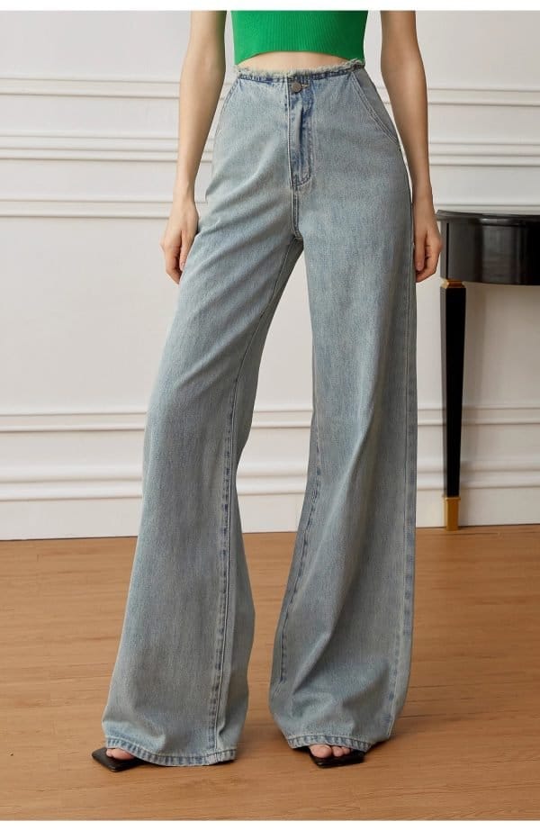 HIGH-WAISTED JEANS - 图片 4