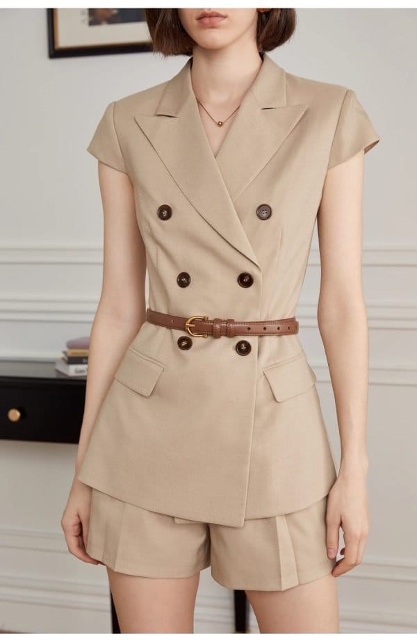 SHORT-SLEEVED SMALL SUIT - 图片 7