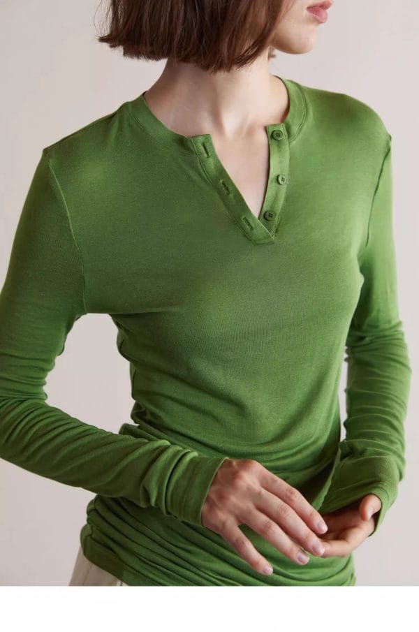 RETRO SLIM KNIT TOP - 图片 8
