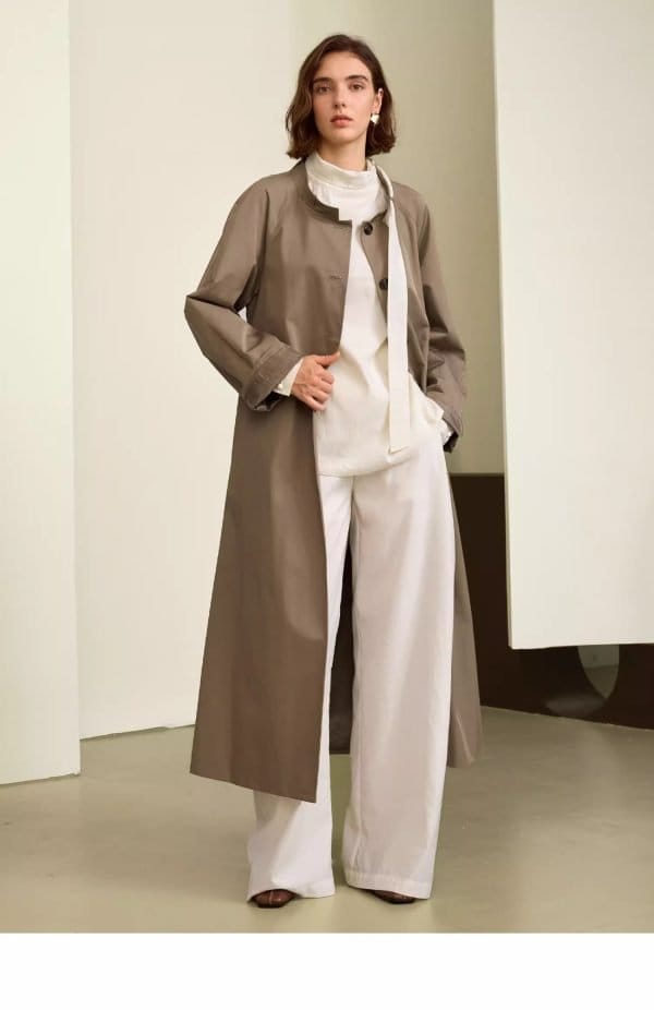 MID-LENGTH TRENCH COAT - 图片 4