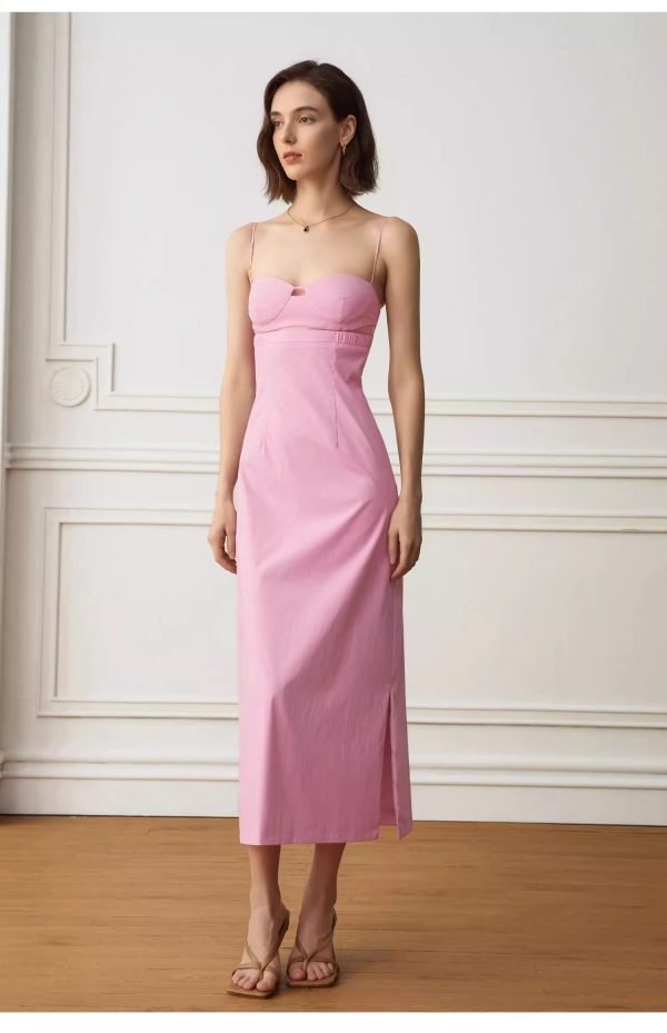 HOLLOW SUSPENDER DRESS - 图片 2