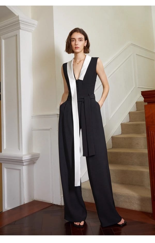 HIGH-WAISTED JUMPSUIT - 图片 3