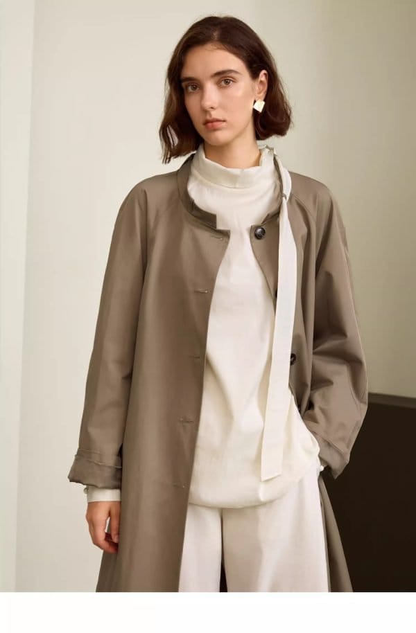 MID-LENGTH TRENCH COAT - 图片 6
