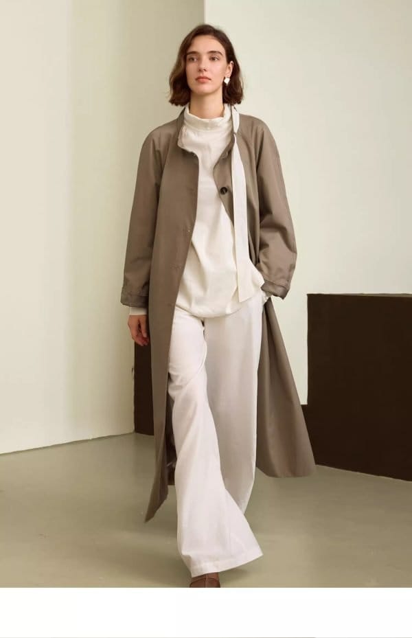 MID-LENGTH TRENCH COAT - 图片 5