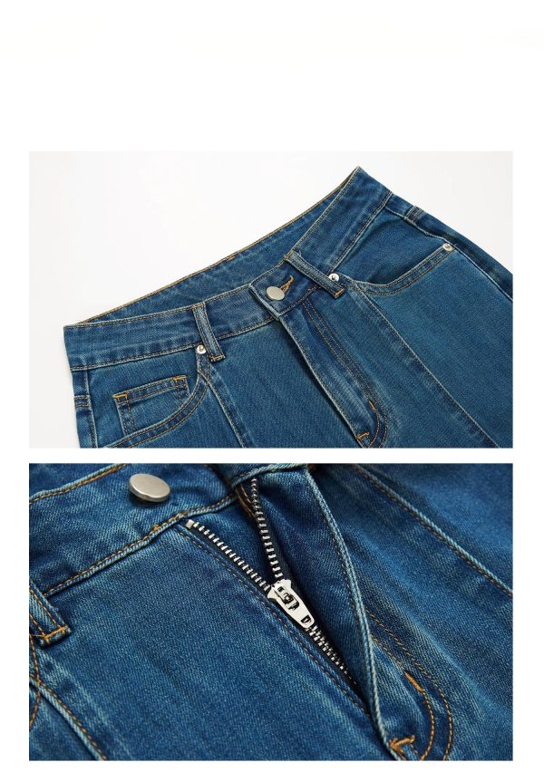 SLIM-FITTING DENIM PANTS - 图片 6