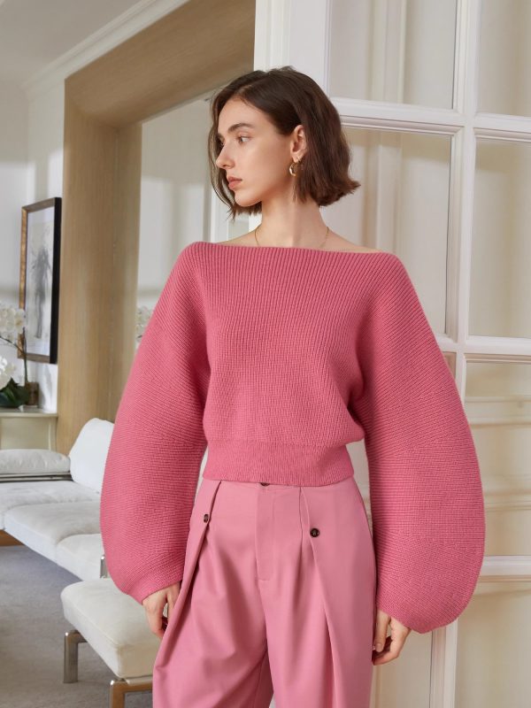 ONE-SHOULDER SWEATER - 图片 8