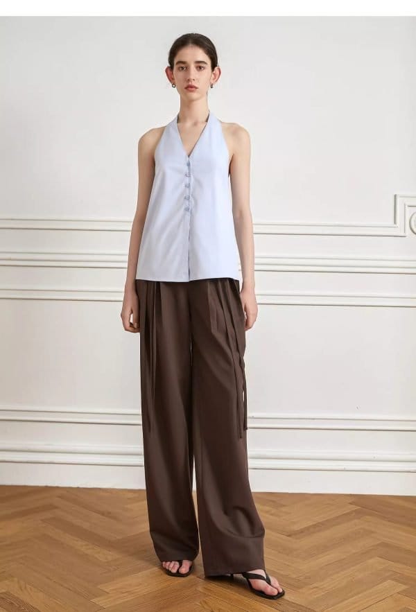 STRAIGHT LEG SUIT PANTS - 图片 5