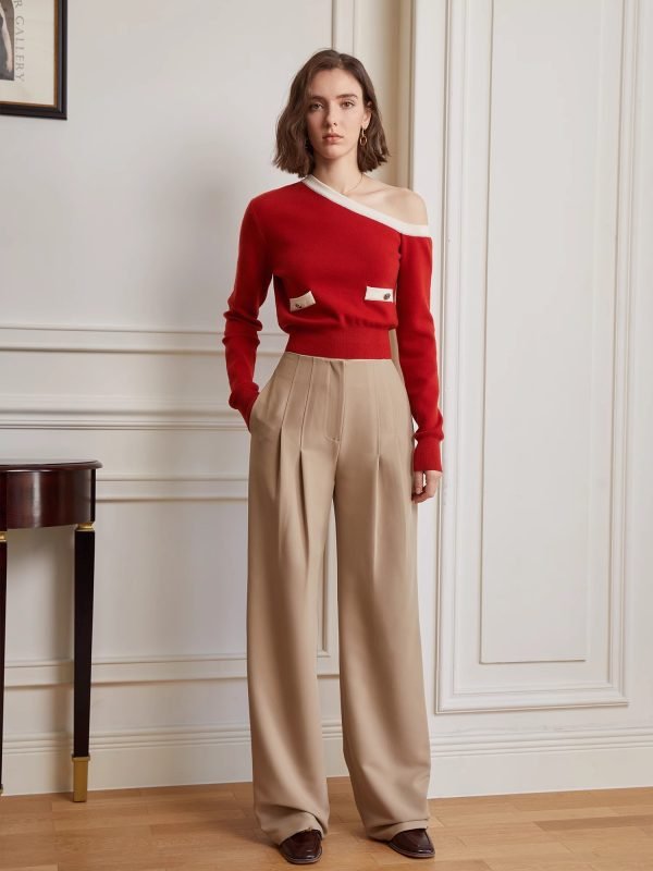 ONE-SHOULDER SWEATER - 图片 5